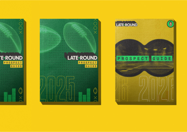 Three prospect guides on yellow background
