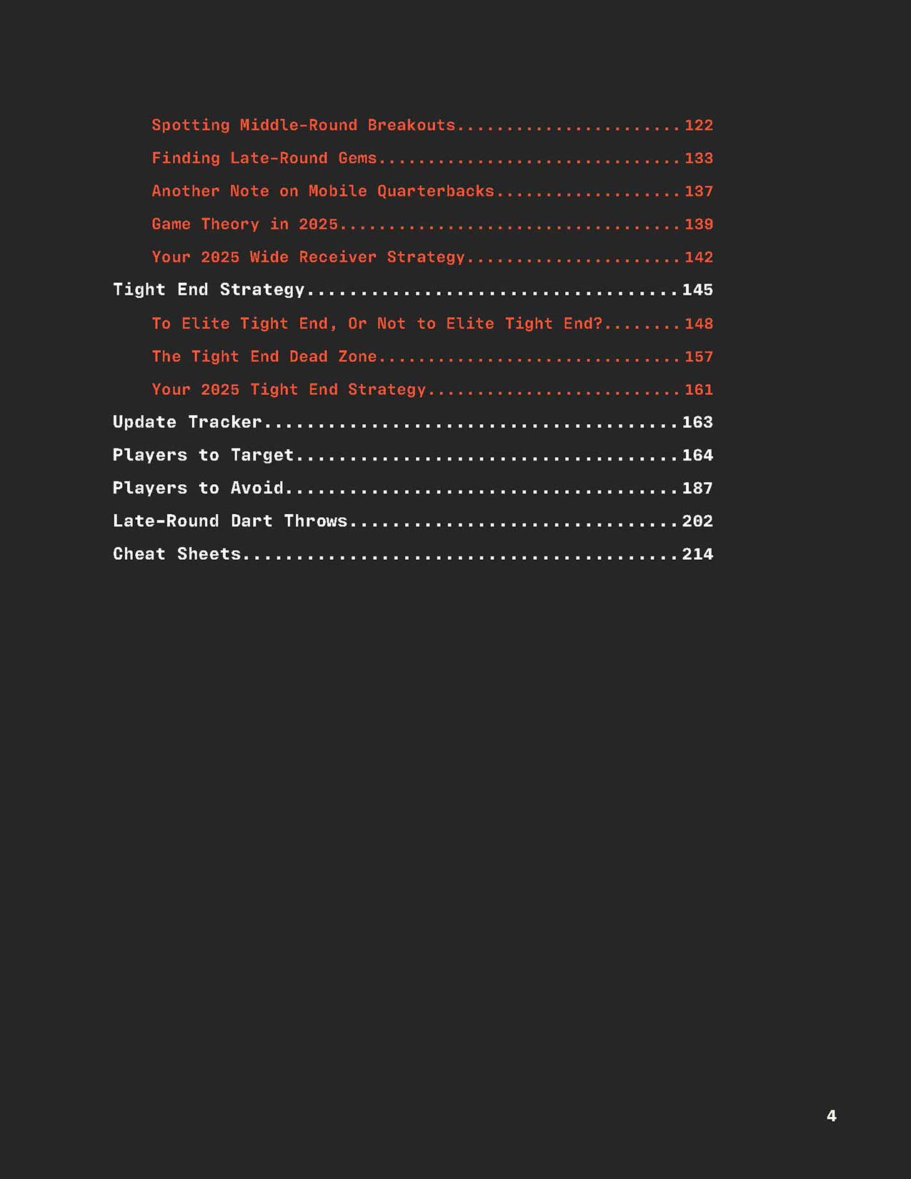 Draft Guide Contents Art