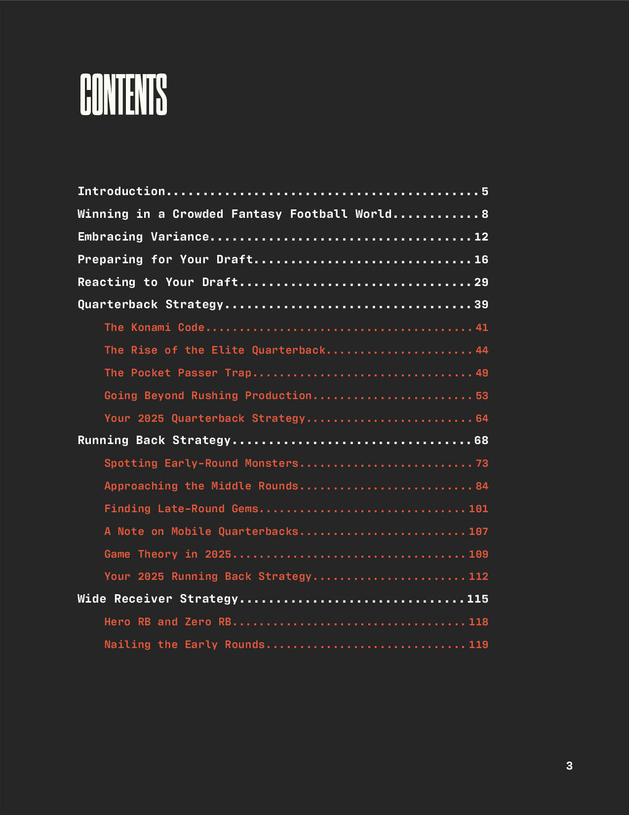 Draft Guide Contents Art