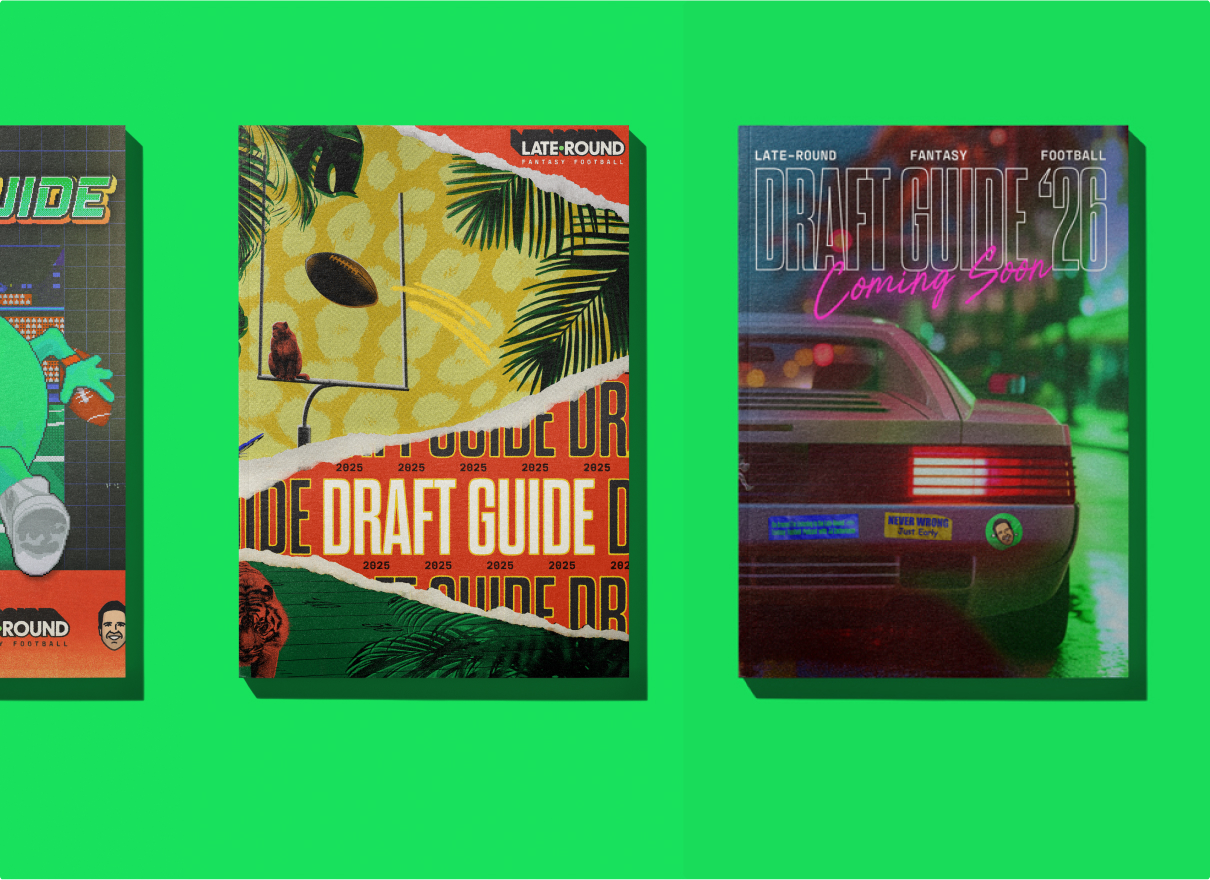 Colorful draft guides for fantasy football
