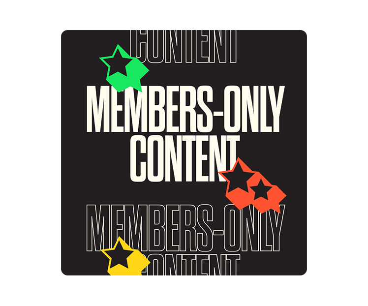 Members-Only Content Art